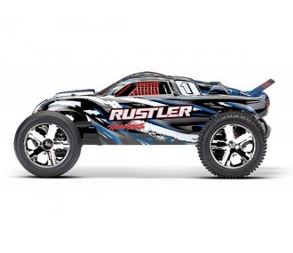 Traxxas Rustler XL-5 2WD Radio TQ & ID Blue RTR 37054-1