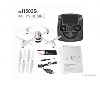Drone quadricottero Hubsan X4 H502S Bianco "Desire