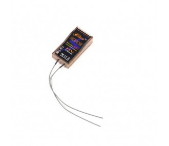 Receptor de 8 canales Cooltec RGR08 de 2,4 GHz compatible con HOTT