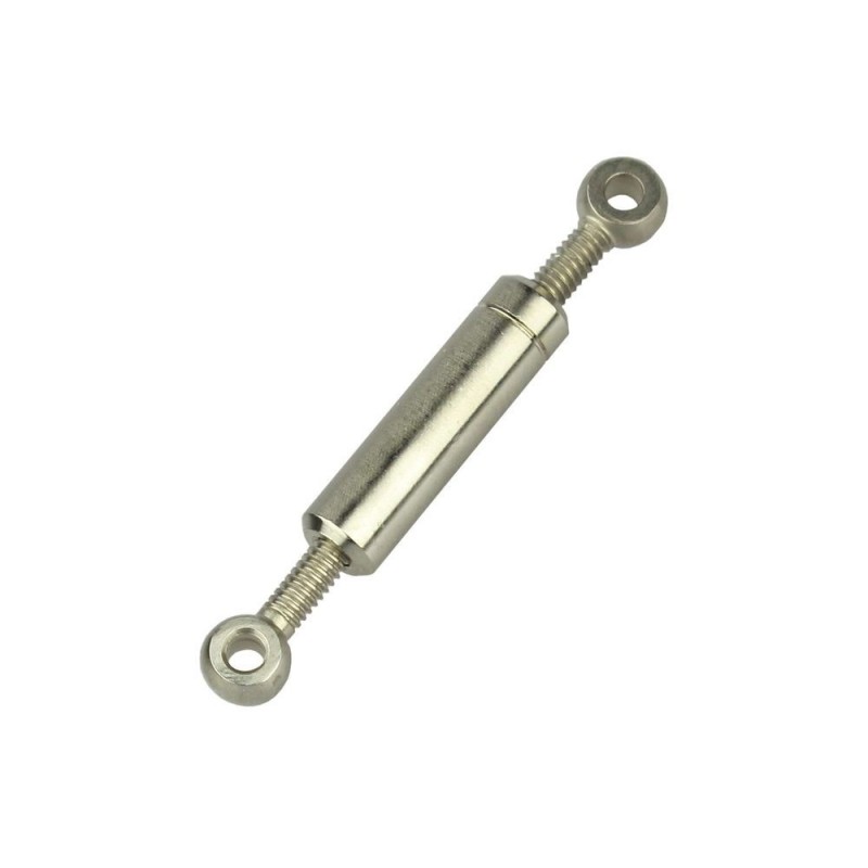 Stainless steel turnbuckle M2 - 15mm (1pc)