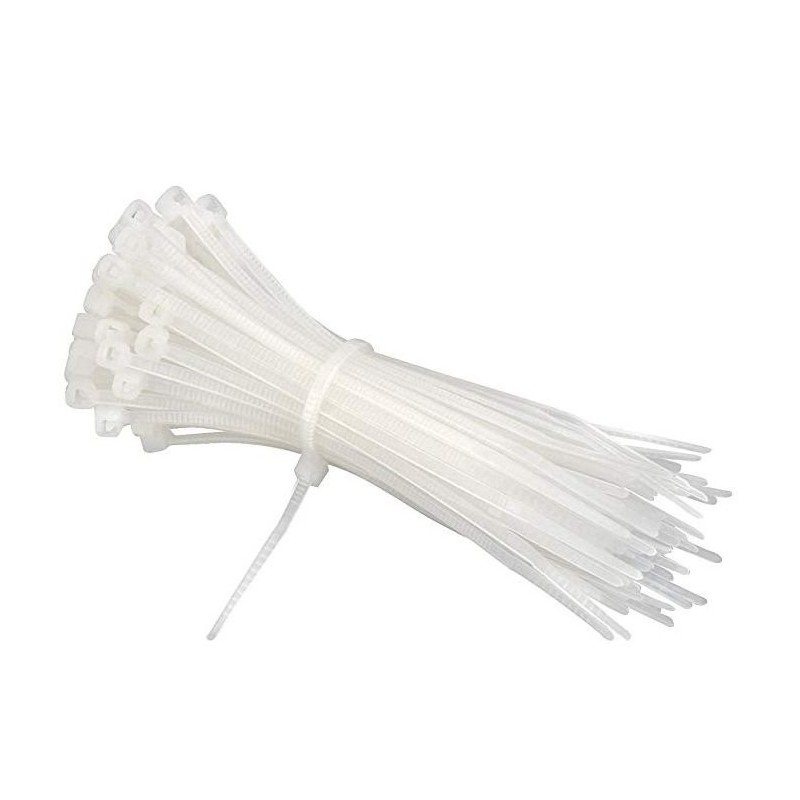 Natural Rilsan cable tie 3,2mmx142mm, 100 pieces