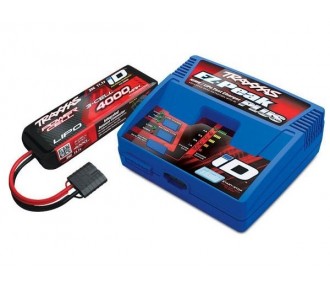 Caricatore Traxxas NiMh/Lipo EZ-Peak Plus 2970G + LiPo 3S 4000MAH 2849X