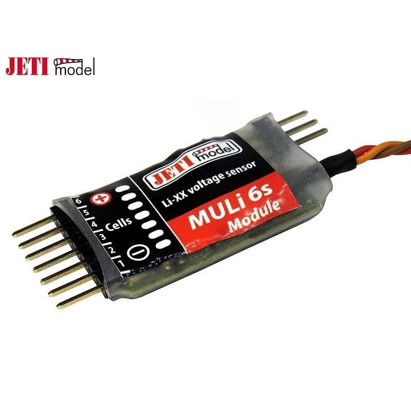 Sensor de tensión MULi6S Módulo Li-XX Jeti