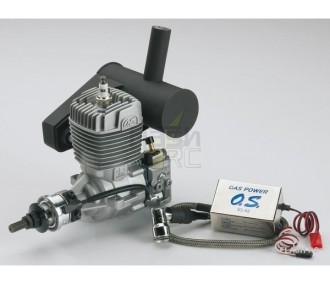 Motor de gasolina OS GT 22 2T con silenciador E-5040