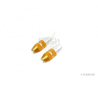 Manches (2 pcs) Alu orange pour Smart SX Multiplex