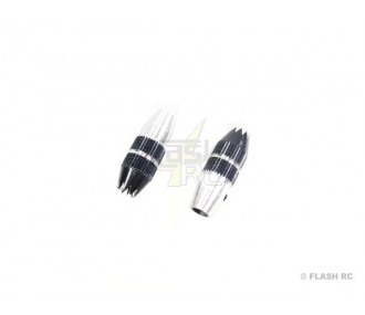 Manches (2 pcs) Alu noirs pour Smart SX Multiplex