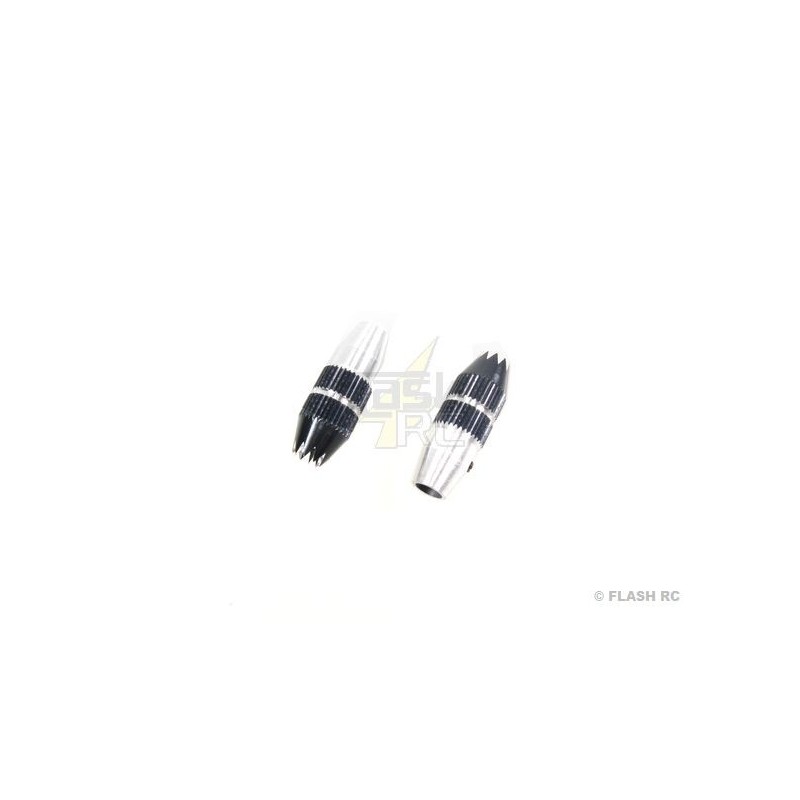Manches (2 pcs) Alu noirs pour Smart SX Multiplex