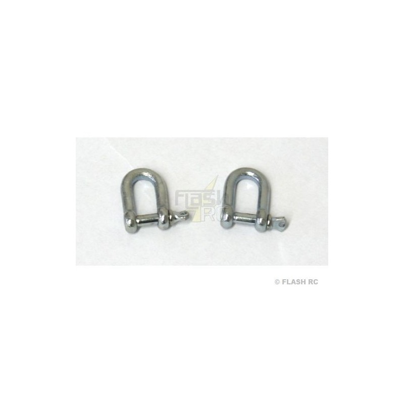Fibbie in acciaio inox 3,5 mm Hacker (2 pezzi)