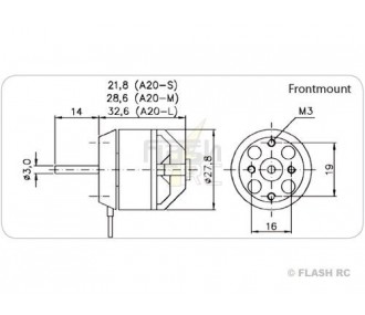 Brushless-Motor Hacker A20-26M EVO