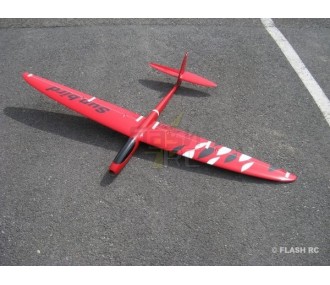 E-Sunbird Allfaser ca.1.50m rot & schwarz RCRCM