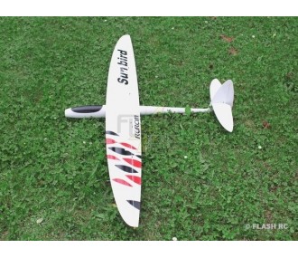 E-Sunbird todo carbono 1,50m blanco y rojo RCRCM