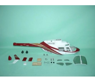Bell Jet Ranger 206 Rouge Classe 550 Funkey