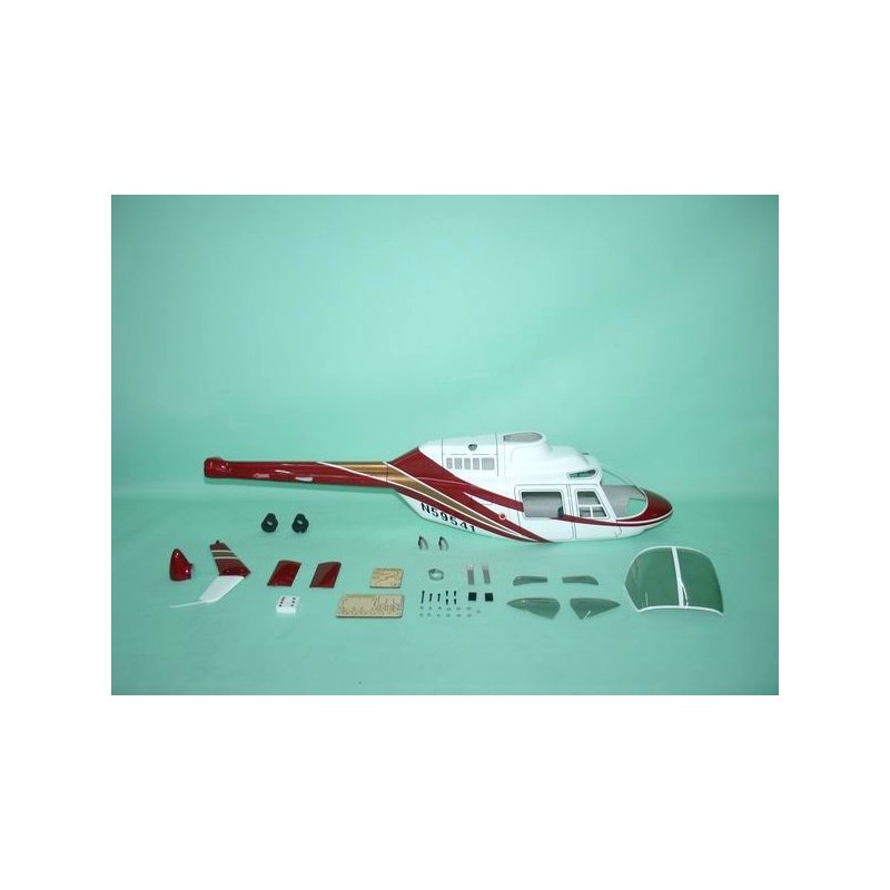 Bell Jet Ranger 206 Rouge Classe 550 Funkey