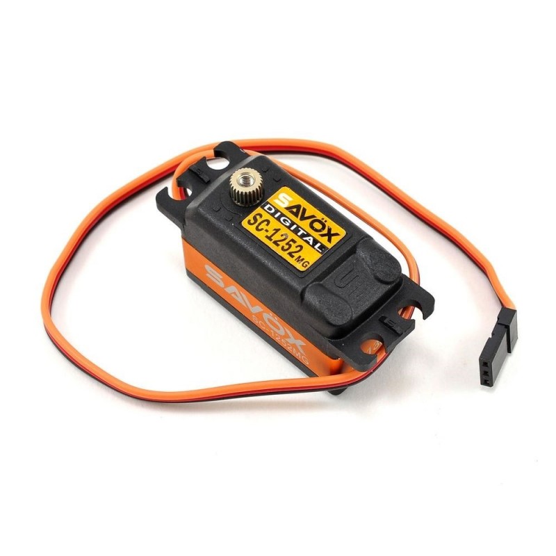 Savox SC-1252MG servo digitale a basso profilo (44g, 7,0kg.cm, 0,07s/60°)