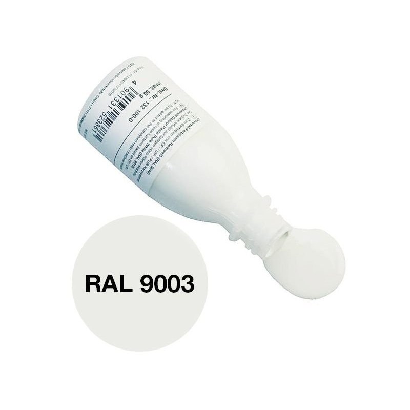 Pasta colorata epossidica bianco segnale (RAL 9003) 50g R&G