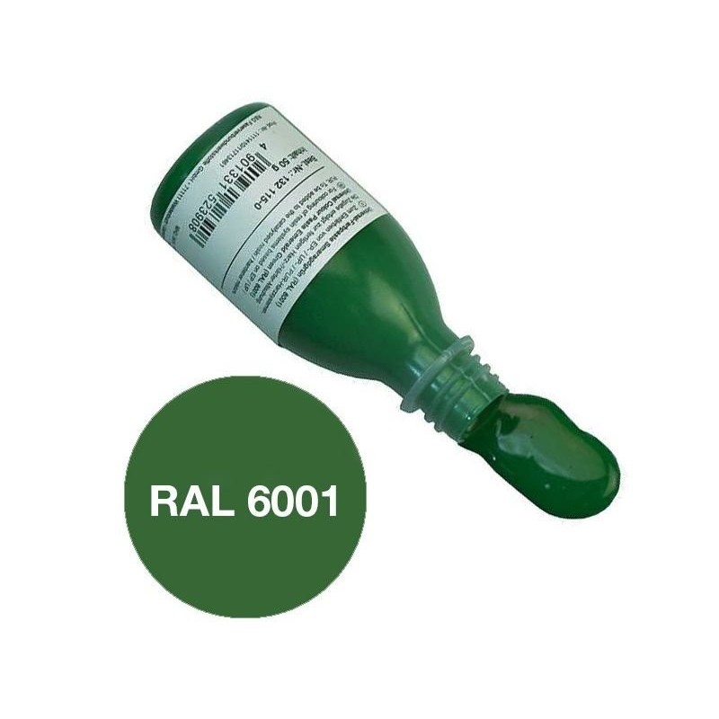 Pâte époxy colorante vert émeraude (RAL 6001) 50g R&G