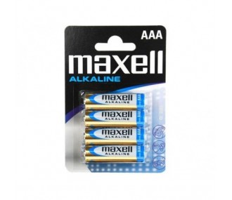 Alkaline-Batterien LR03 (AAA) MAXELL - Blister mit 4 Stück