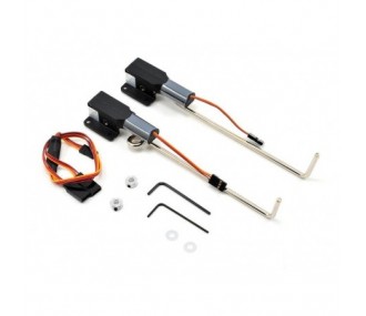 Carrello retrattile elettrico 10-15 74° per Focke Wulf 190A E-Flite