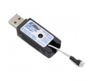 Cargador USB LI-Po 1S 500mA, toma UMX (EFLC1013)