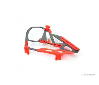 B130X26-RB - Straight side panel for red carbon frame - Blade 130X