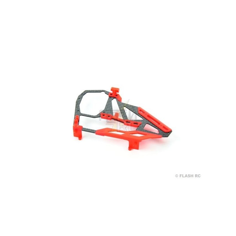 B130X26-RB - Straight side panel for red carbon frame - Blade 130X