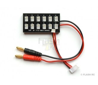 Charging board for up to 12 2S batteries with UMX socket