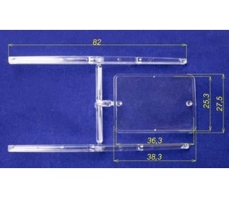 Fenetre de verrière coulissante pour modèle échelle 1/4 TopmodelCZ