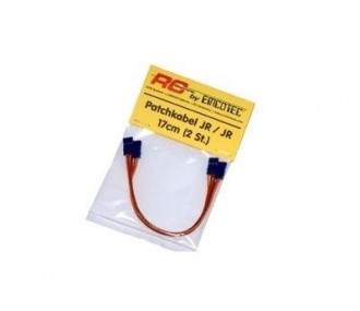 Cables patch UNI/JR male/male 10cm (2pcs)
