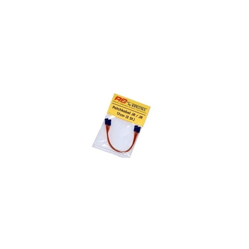 Cables patch UNI/JR male/male 10cm (2pcs)