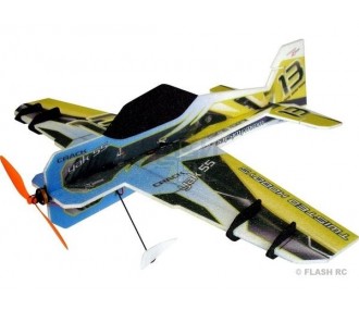 Avion RC Factory Crack Yak 'Lite Series' bleu/jaune env.0.80m