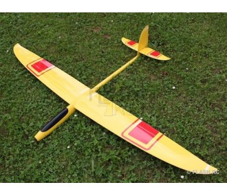 E-Hornet Vollfaser ca.2.00m gelb&rot RCRCM