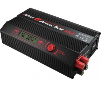 Stabilisiertes Netzteil E-Powerbox 30A 12V-18V + USB 5V Hitec (540W)