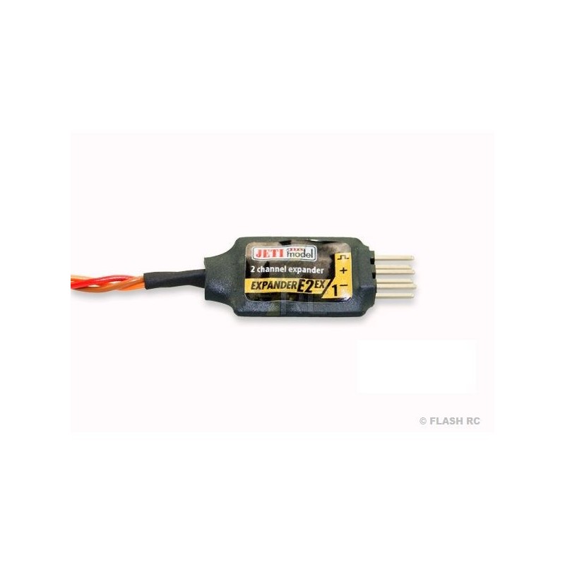 E2 expander Duplex 2.4EX Jeti

This is a product name and does not require translation. The English equivalent is the same:  
**E2 expander Duplex 2.4EX Jeti**