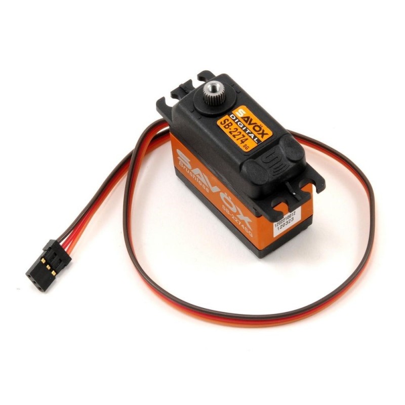 Servo numérique standard Savox SB-2274SG Brushless (69g, 25kg.cm, 0.08s/60°)