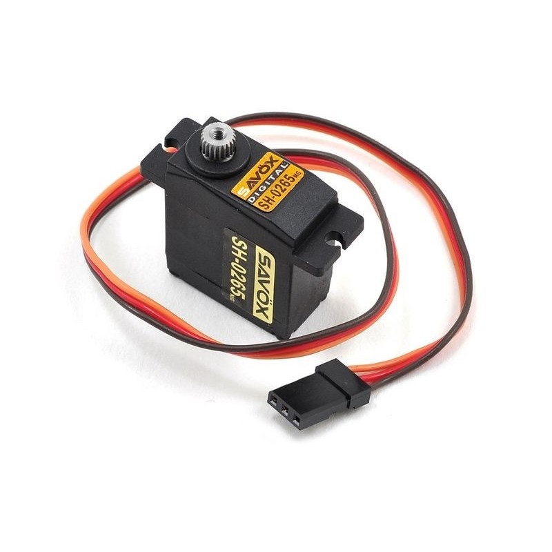 Servo numérique micro Savox SH-0265MG (15g, 2.4kg.cm, 0.075s/60°)
