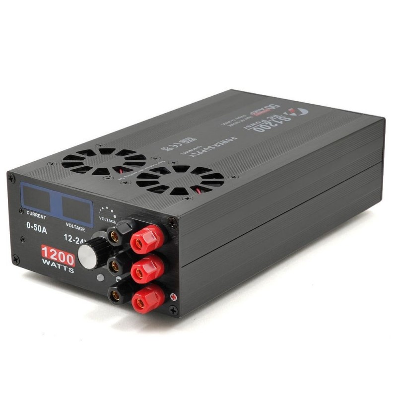 Alimentation stabilisée E-Powerbox 50A 12V-18V avec USB 5V Hitec (1200W)