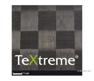 Tessuto TeXtreme® Carbon (tessuto Spread Tow) 80 g/m² tinta unita - 1m x 1m