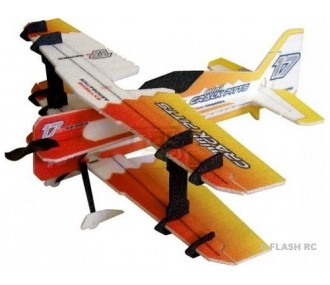 RC-Flugzeug Factory Crack Pitts 'Mini Series' orange/gelb ca.0.60m