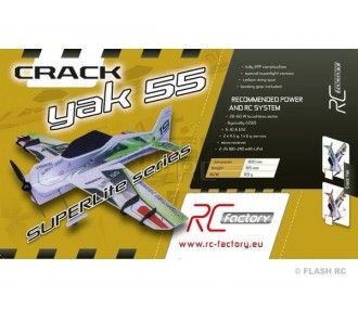 Aeromobile RC Factory Crack Yak 'serie SuperLite' arancione ca.0,80m