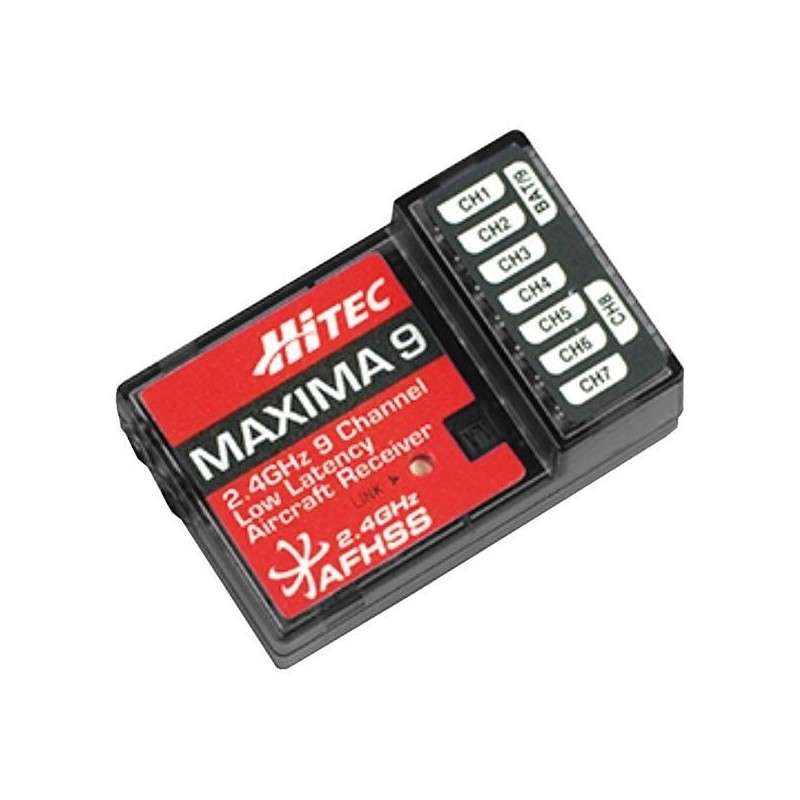 Receptor Hitec Maxima 9 canales 2,4Ghz