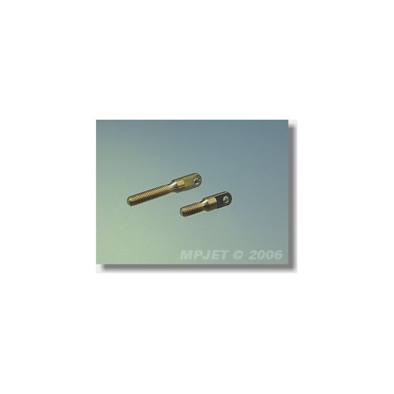 Screw-in brass horn ø3 long Mp Jet (2pcs)