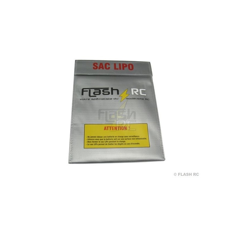 Lipo bolsa de seguridad grande 23x30cm FLASH RC