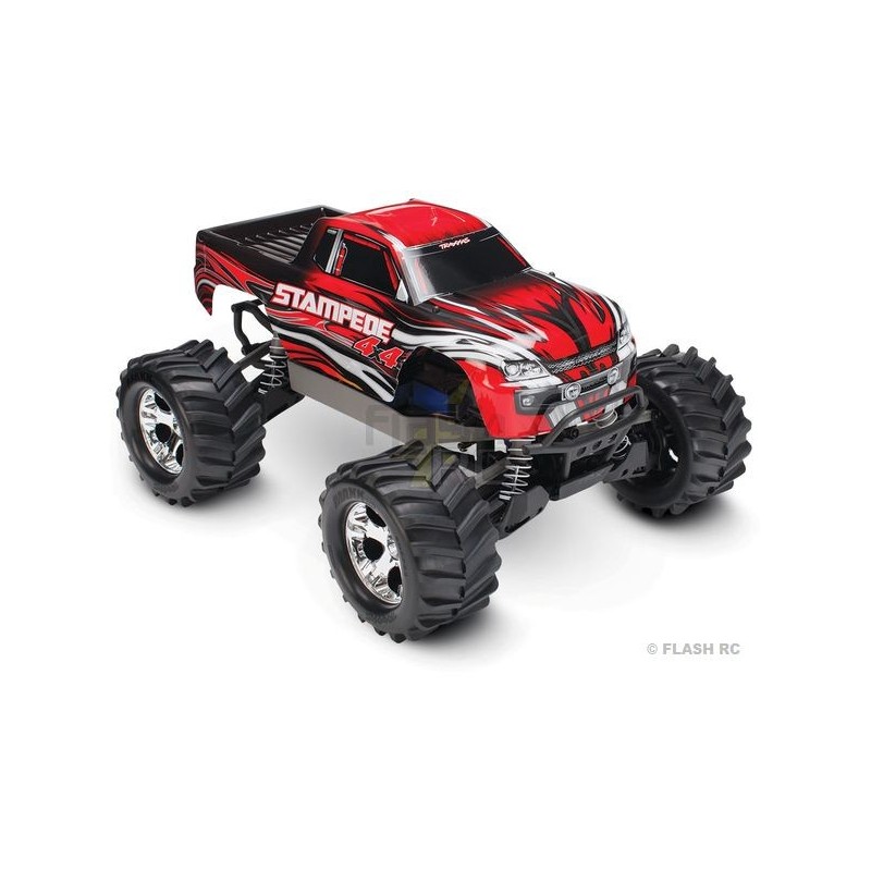 Traxxas Stampede Rouge 4WD Brushed Radio TQ 2.4Ghz RTR 67054-1