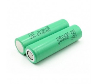 Accus (2pcs) LiIon 1S 2500mAh 20A SAMSUNG (format 18650)