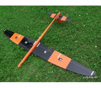 E-Typhoon tout fibre env.2.00m orange et noir RCRCM