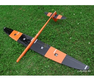 E-Typhoon Vollfaser ca.2.00m orange und schwarz RCRCM