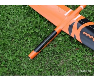 E-Typhoon Vollfaser ca.2.00m orange und schwarz RCRCM