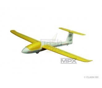 Hand-launched glider Mini Solius yellow/white Multiplex