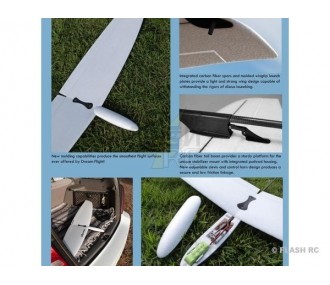 Libelle F3K 1,20m Dream Flight COMBO 4xHS35HD + Bat. 300mAh