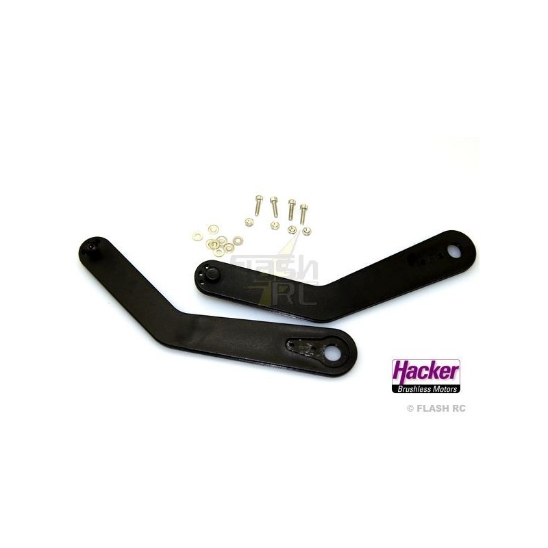 Bras plastique ultra résistants pour Para RC (2 pcs) Hacker